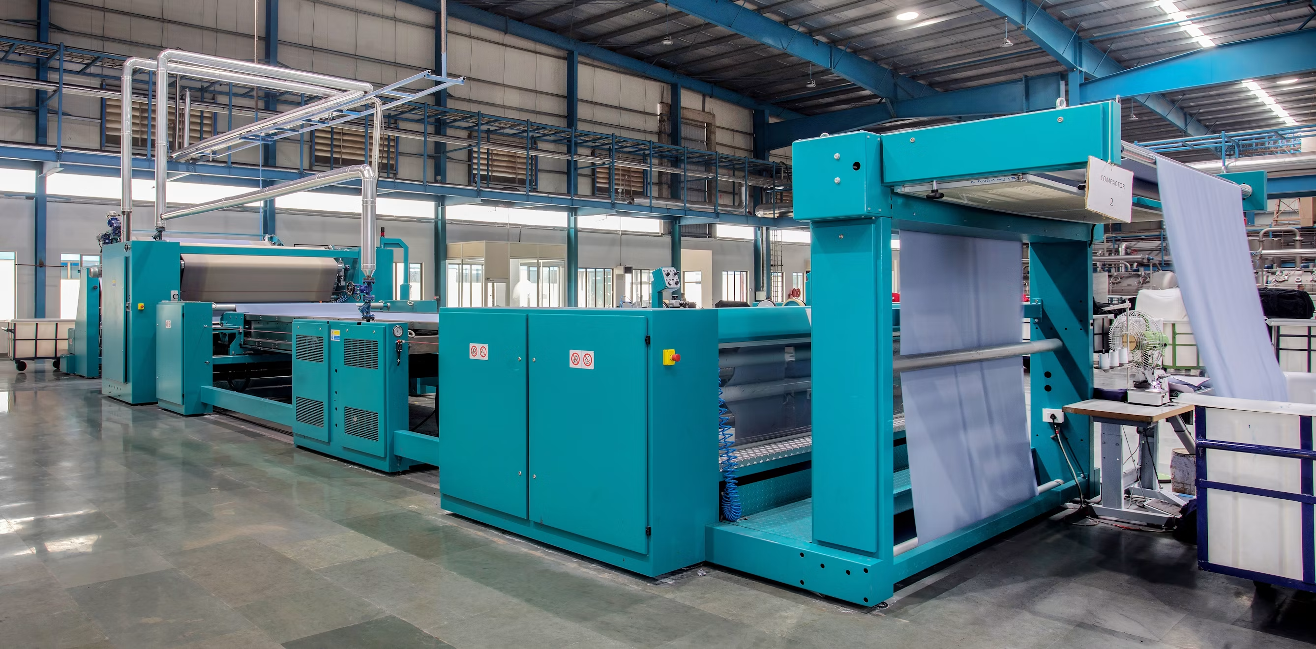 Tailor cutting luxury fabric